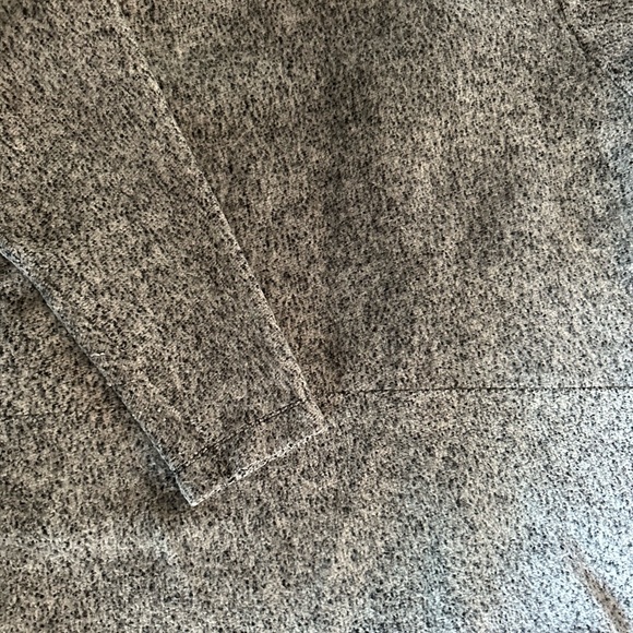 ZARA large oversized fleece blazer jacket. Gray with pockets. - Picture 5 of 10